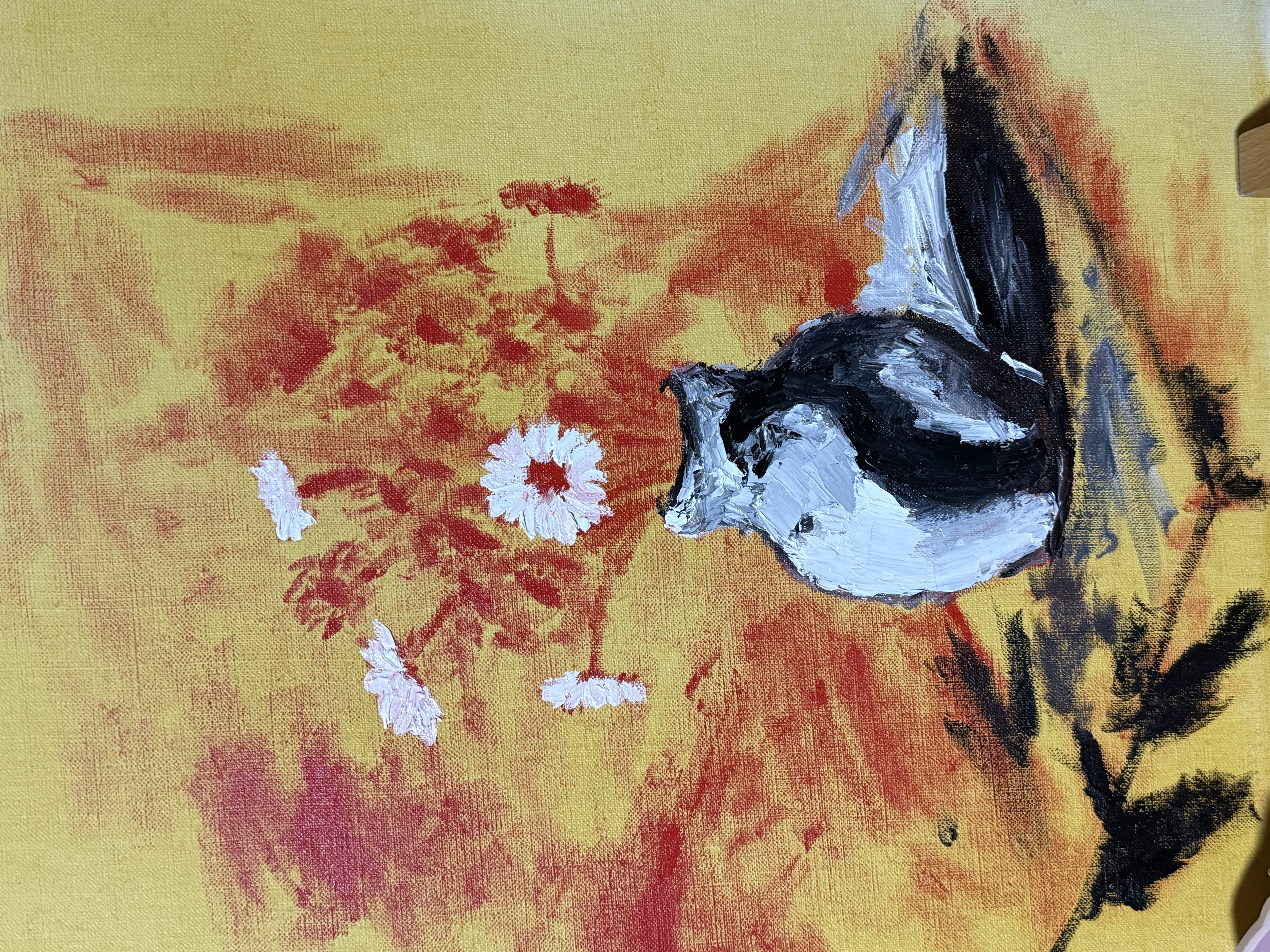 Daisies Painting — plate 1